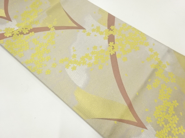 JAPANESE FUKURO OBI / WOVEN SAKURA